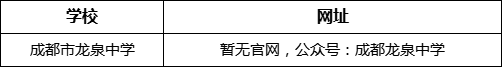 成都市龍泉中學(xué)網(wǎng)址是什么？