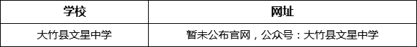 達州市大竹縣文星中學(xué)網(wǎng)址是什么？