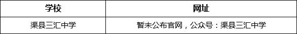 達州市渠縣三匯中學網(wǎng)址是什么？
