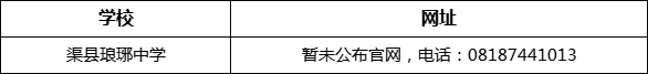 達(dá)州市渠縣瑯琊中學(xué)網(wǎng)址是什么？