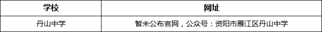 資陽市丹山中學(xué)網(wǎng)址是什么？
