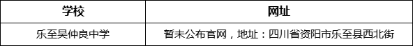 資陽市樂至吳仲良中學(xué)網(wǎng)址是什么？