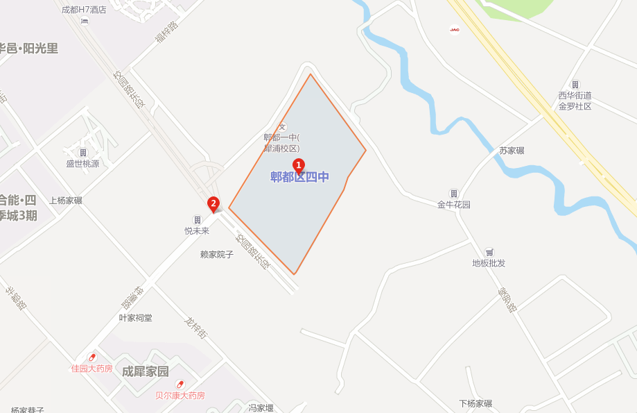 郫縣四中地址在哪里？