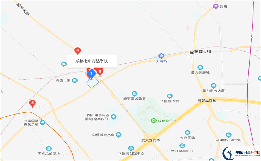 成都七中萬達(dá)校區(qū)地址在哪里？