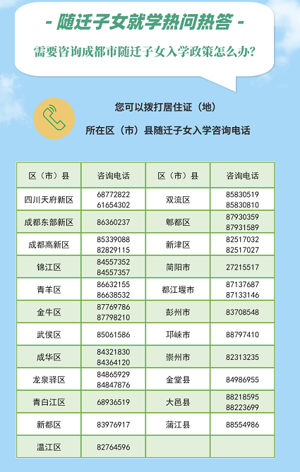 2022年成都市金牛區(qū)隨遷子女初升高最新政策