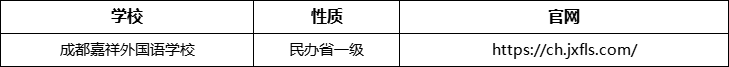 成都市成都嘉祥外國語學(xué)校官網(wǎng)、網(wǎng)址、官方網(wǎng)站